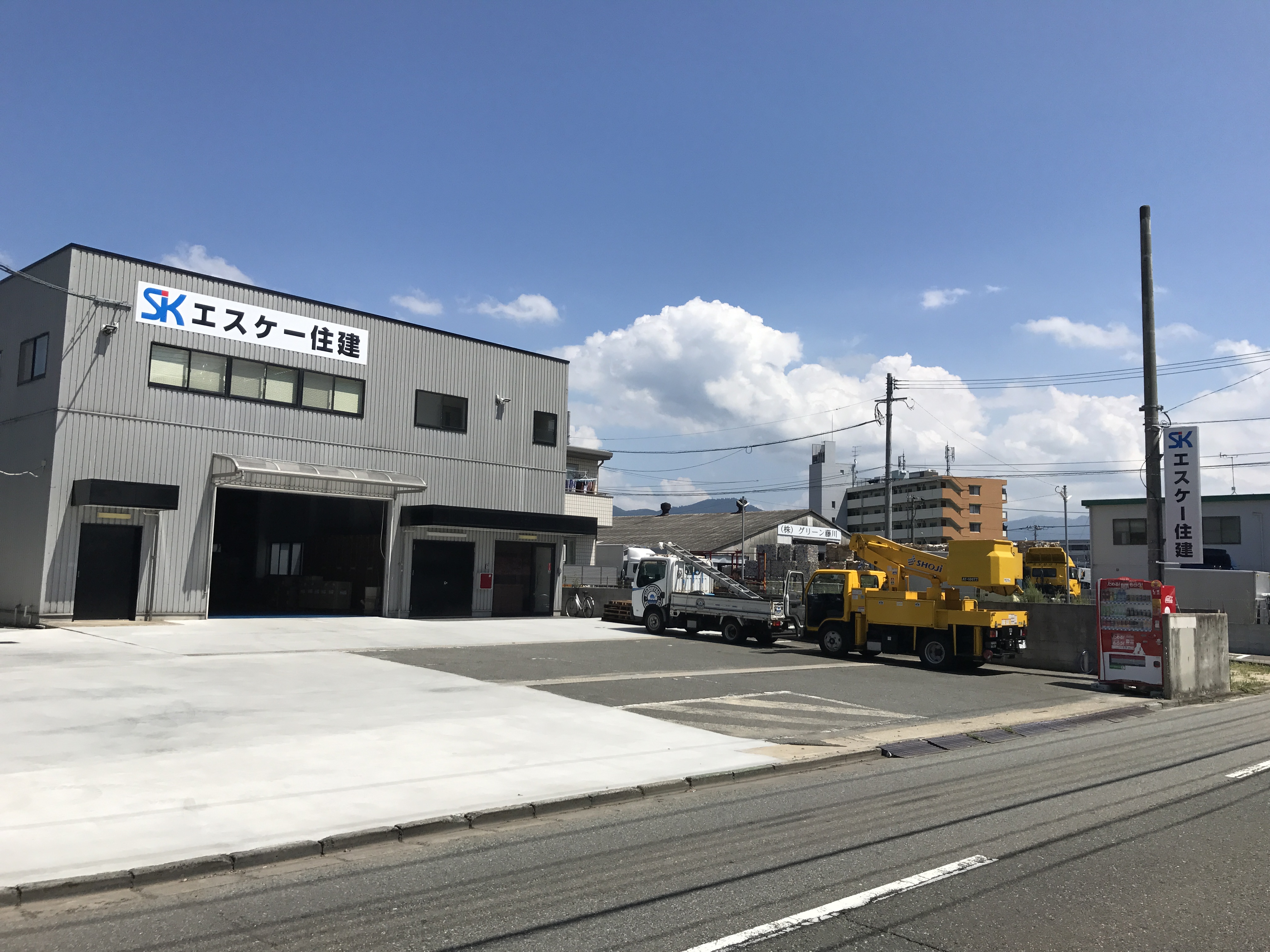 施工後の建物遠景